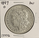 1897-O Morgan Silver Dollar, AU Details, (17772)