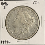 1896-S Morgan Silver Dollar, Nicely Circulated, (17776)