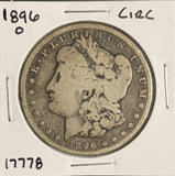 1896-O Morgan Silver Dollar, Nicely Circulated, (17778)