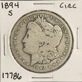 1894-S Morgan Silver Dollar, Nicely Circulated, (17786)