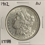 1902 Morgan Silver Dollar, AU Details, (17788)