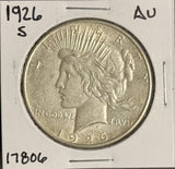 1926-S Peace Silver Dollar, Nicely Circulated, (17806)