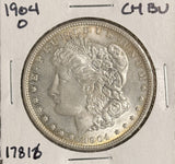 1904-O Morgan Silver Dollar, Nice Uncirculated, (17816)