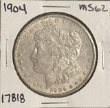 1904 Morgan Silver Dollar, Nice Uncirculated, (17818)