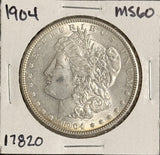 1904 Morgan Silver Dollar, Nicely Circulated, (17820)