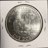 1972-S Eisenhower 40% Silver Dollar, Uncirculated, (17834)