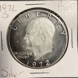 1972-S Eisenhower 40% Silver Dollar, Proof, (17836)