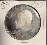 1971-S Eisenhower 40% Silver Dollar, Proof, (17842)