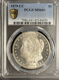 1879-CC Morgan Silver Dollar, MS64+ PCGS , GS (17969).  Great Eye Appeal.