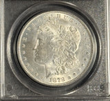 1878 7/8TF Strong Morgan Silver Dollar, MS63 PCGS, OGH (17982)