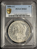 1880-CC Morgan Silver Dollar, MS62 PCGS (18001)