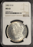 1882-O Morgan Silver Dollar, MS62 NGC, (18005)