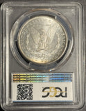 1886-S Morgan Silver Dollar, MS63 PCGS+CAC, (18017)