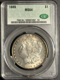 1889 Morgan Silver Dollar, MS64 CACG, (18024)