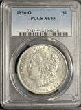 1896-O Morgan Silver Dollar, AU55 PCGS  (18064)