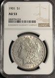 1901 Morgan Silver Dollar, AU53 NGC,  (18074)