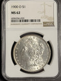 1900-O Morgan Silver Dollar, MS62 NGC,  (18076)