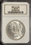 1901-O Morgan Silver Dollar, MS65 NGC,  (18082)