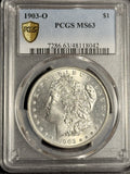 1903-O Morgan Silver Dollar, MS63 PCGS,  (18086)