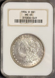 1904-O Morgan Silver Dollar, MS65 NGC,  (18092)