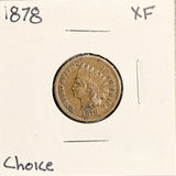 1878 Indian Head Cent, XF. (18171)