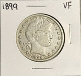 1899 Barber Half Dollar, Nice VF (18179)