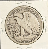 1920-D Walking Liberty Half Dollar, Fine. (18185)