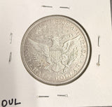 1910-S Barber Half Dollar, AU Details. (18222)