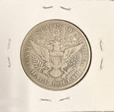 1905-S Barber Half Dollar, VF. (18226)