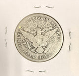 1913 Barber Half Dollar, Circulated. (18238)