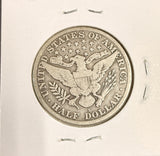 1915-S Barber Half Dollar, VG. (18242)