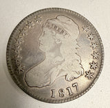 1817 Capped Bust Half Dollar, VG+, O-110a  R.2. (18285)