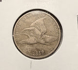 1858 L/L Flying Eagle Cent, VF (18302)