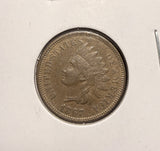 1867 Indian Head  Cent, CH AU (18326)