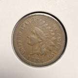 1886 T-1 Indian Head Cent, AU+, (18354)