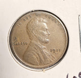 1911-S Lincoln Wheat Cent, VF+. (18406)