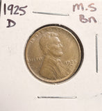 1925-D Lincoln Wheat Cent, MS60+. (18460)