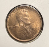 1929-S Lincoln Wheat Cent, MS+ Red/Brown (18482)