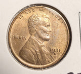 1931-D Lincoln Wheat Cent, MS+ Red (18486)