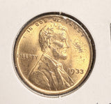 1933 Lincoln Wheat Cent, MS+ Red (18502)