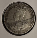 1918 Canadian Quarter, Circulated, (18664)