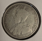 1920 Canadian Quarter, Circulated, (18668)