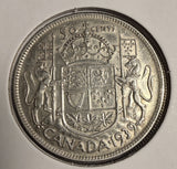 1939 Canadian Half Dollar, CH AU. (18676)