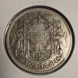 1940 Canadian Half Dollar, XF. (18678)