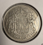 1941 Canadian Half Dollar, XF. (18680)