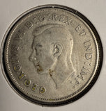 1943 Canadian Half Dollar, XF. (18684)