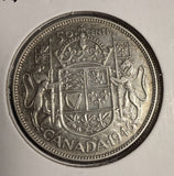 1946 Canadian Half Dollar, CH AU. (18690)