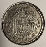 1949 Canadian Half Dollar, XF. (18696)