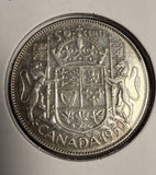 1950 Canadian Half Dollar, Choice Uncirculated. (18698) Design