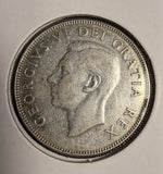 1950 Canadian Half Dollar, Choice Uncirculated. (18698) Design